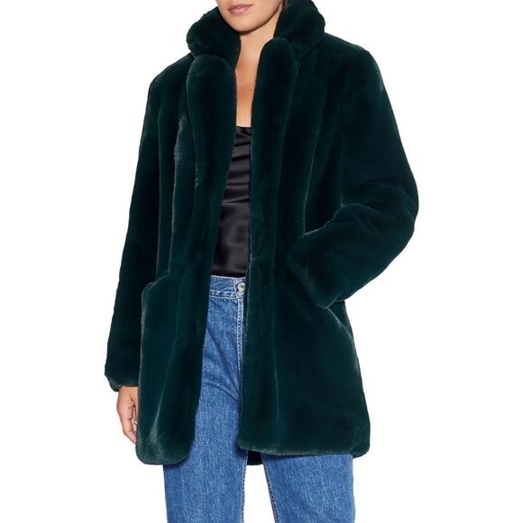 cavalini faux fur jacket